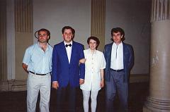 MES FRERES MARCEL ERIC HERVE ET GHISLAIN au mariage d'hervé il y déjà quelques années. 